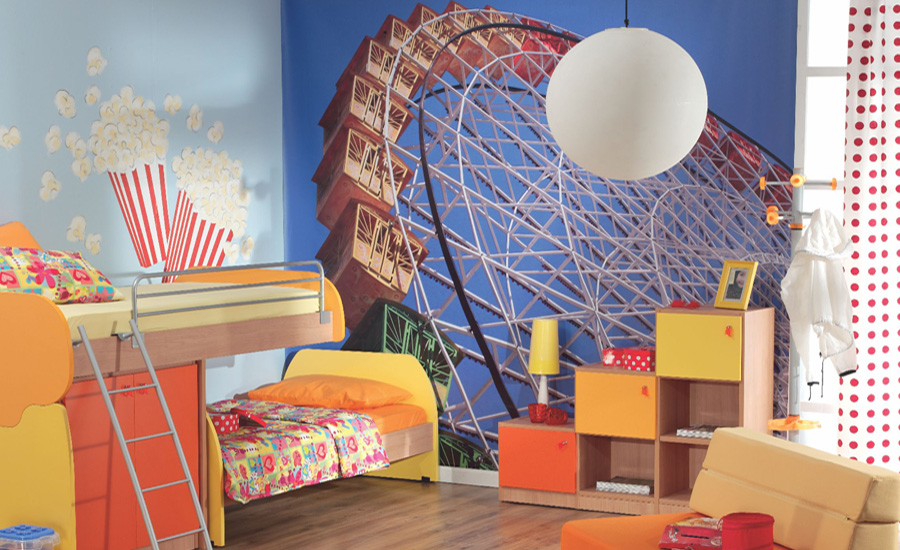 Children room photo wallpaper