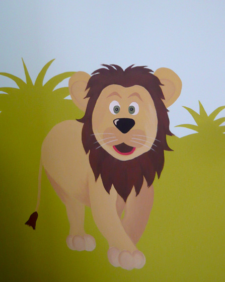 Nursery wall mural